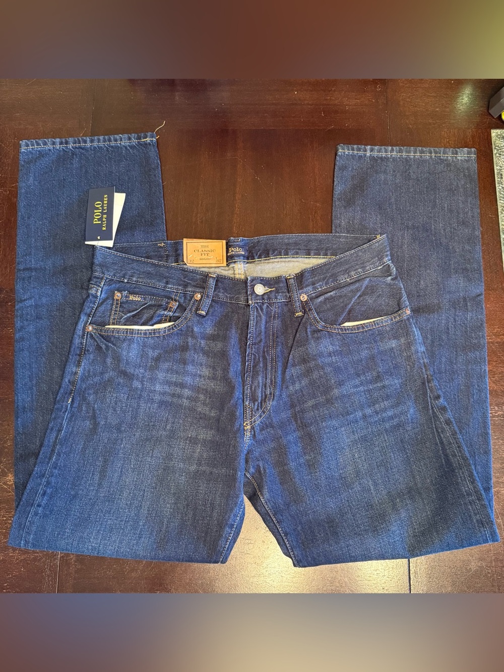 **NWT** Ralph Lauren Men’s Dark Blue Classic Fit Jeans